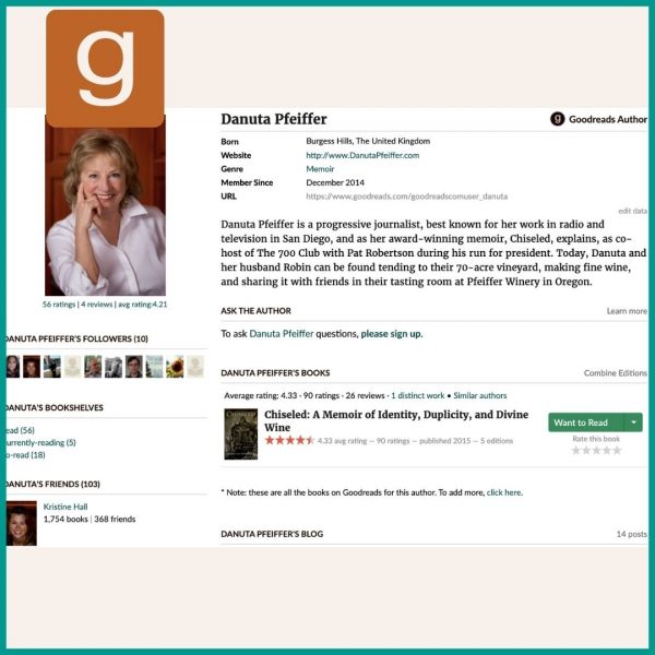 Goodreads Author Page