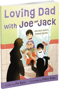 Loving Dad with Joe and Jack by Pia Ryan