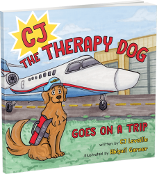 CJ the Therapy Dog by CJ Leveille
